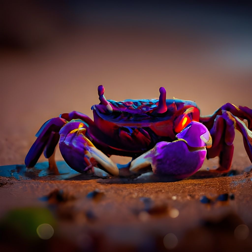 Purple Vampire Crab