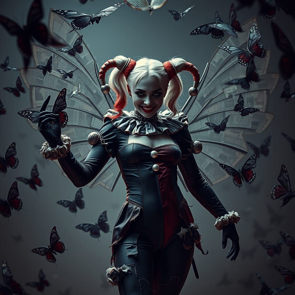 Harley Quinn in Dark Fantasy Realm