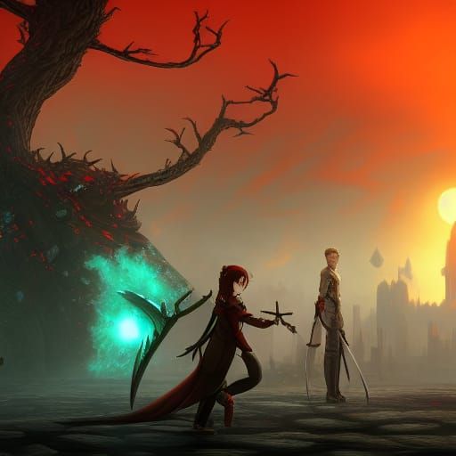 Detailed Grimm Matte Painting in Unreal Engine 5