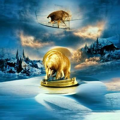 Ornate Golden Compass with Celestial Symbols
