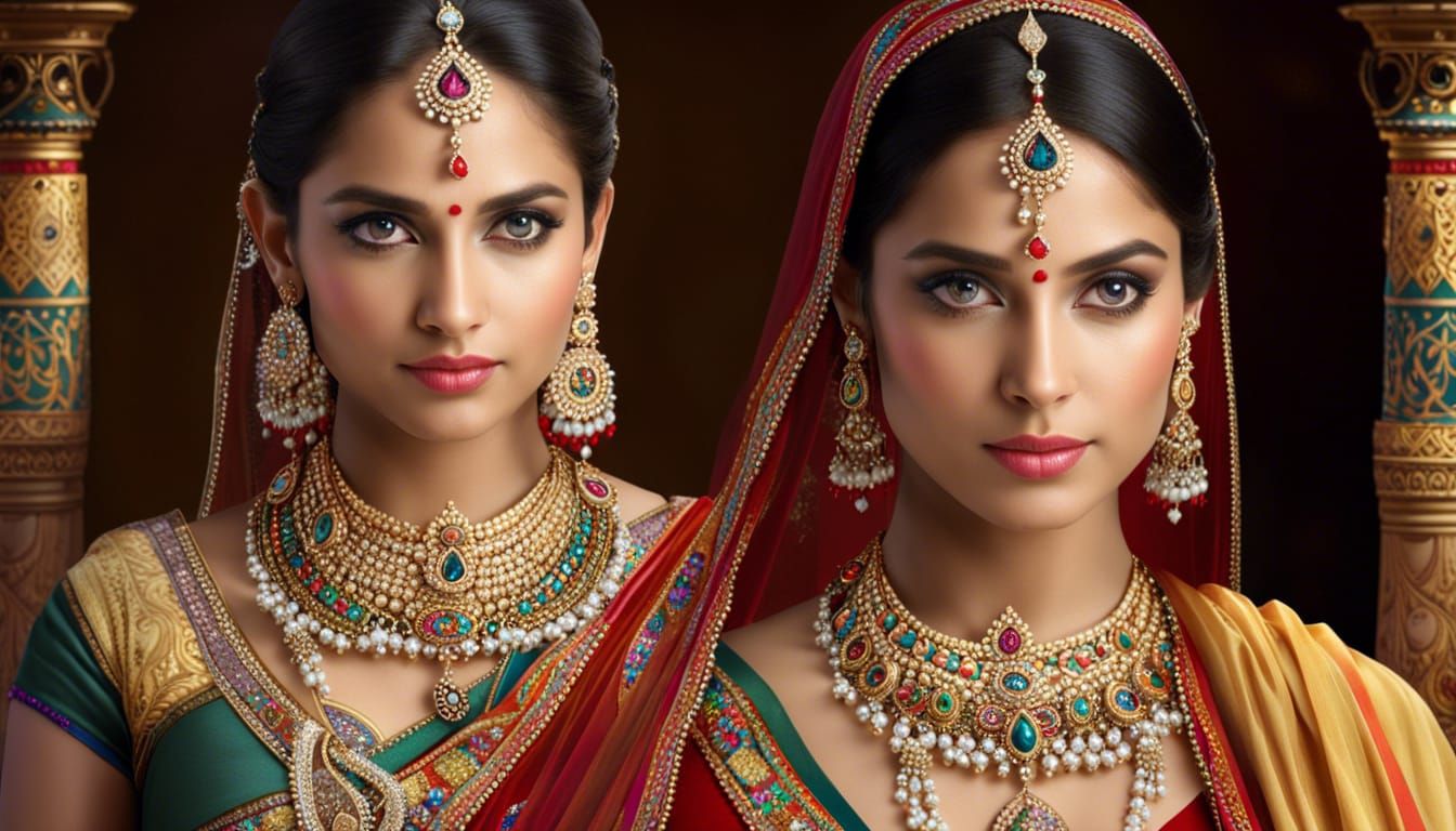 Indian Queen Kalia & Princess Durka