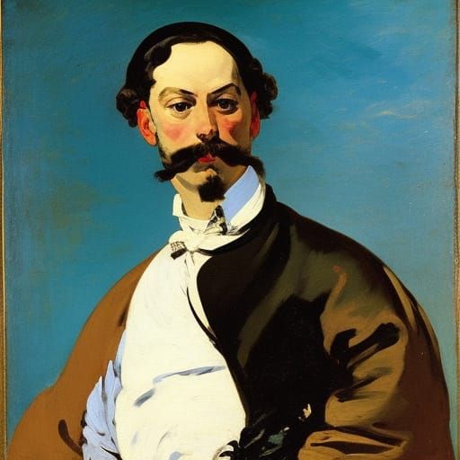 Self-Portrait in Impressionist Style