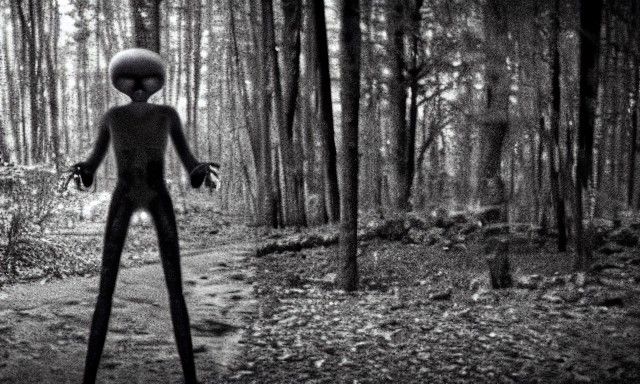 Creepy Humanoid Creature Caught on CCTV Camera