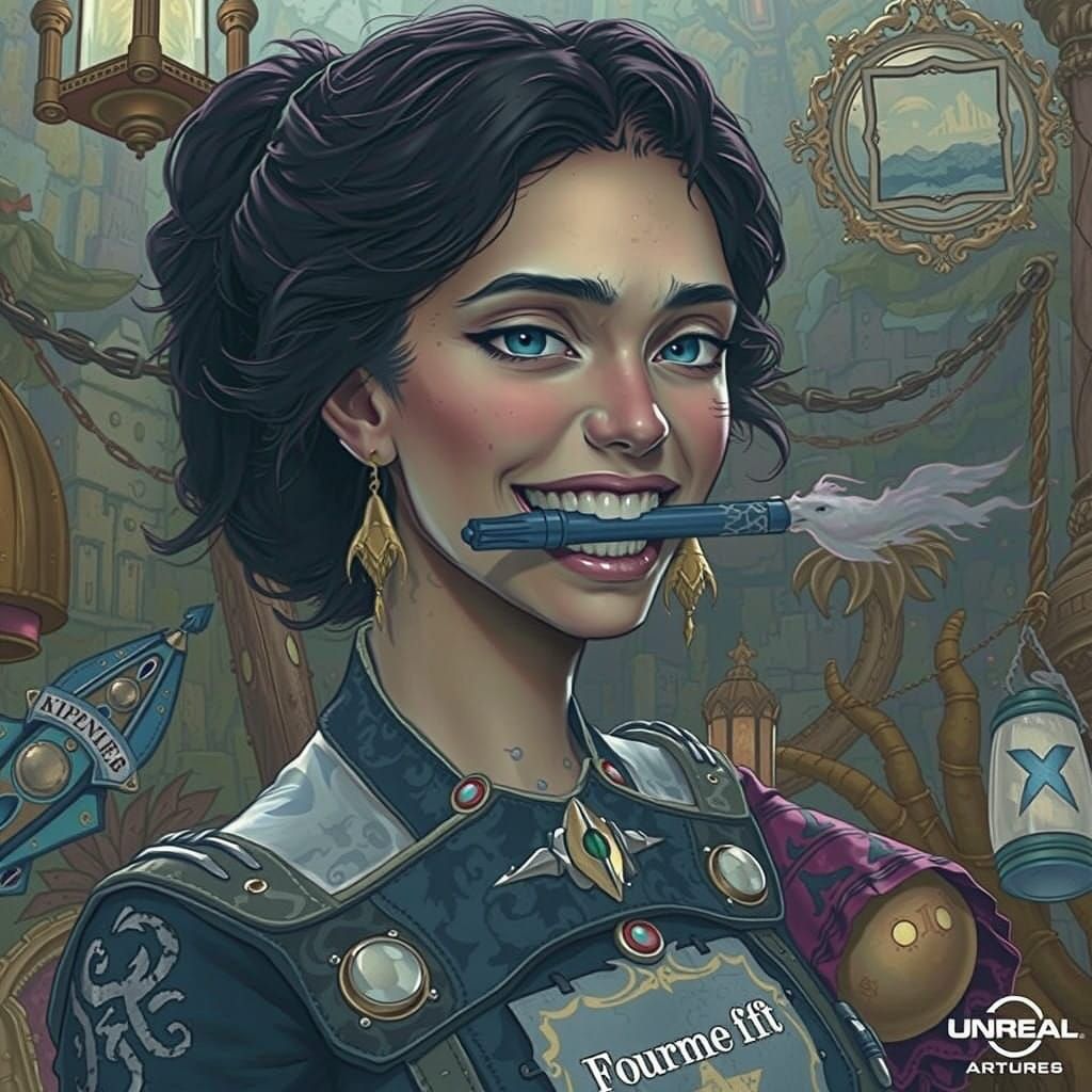 Distressed Woman in Frustrating Silence