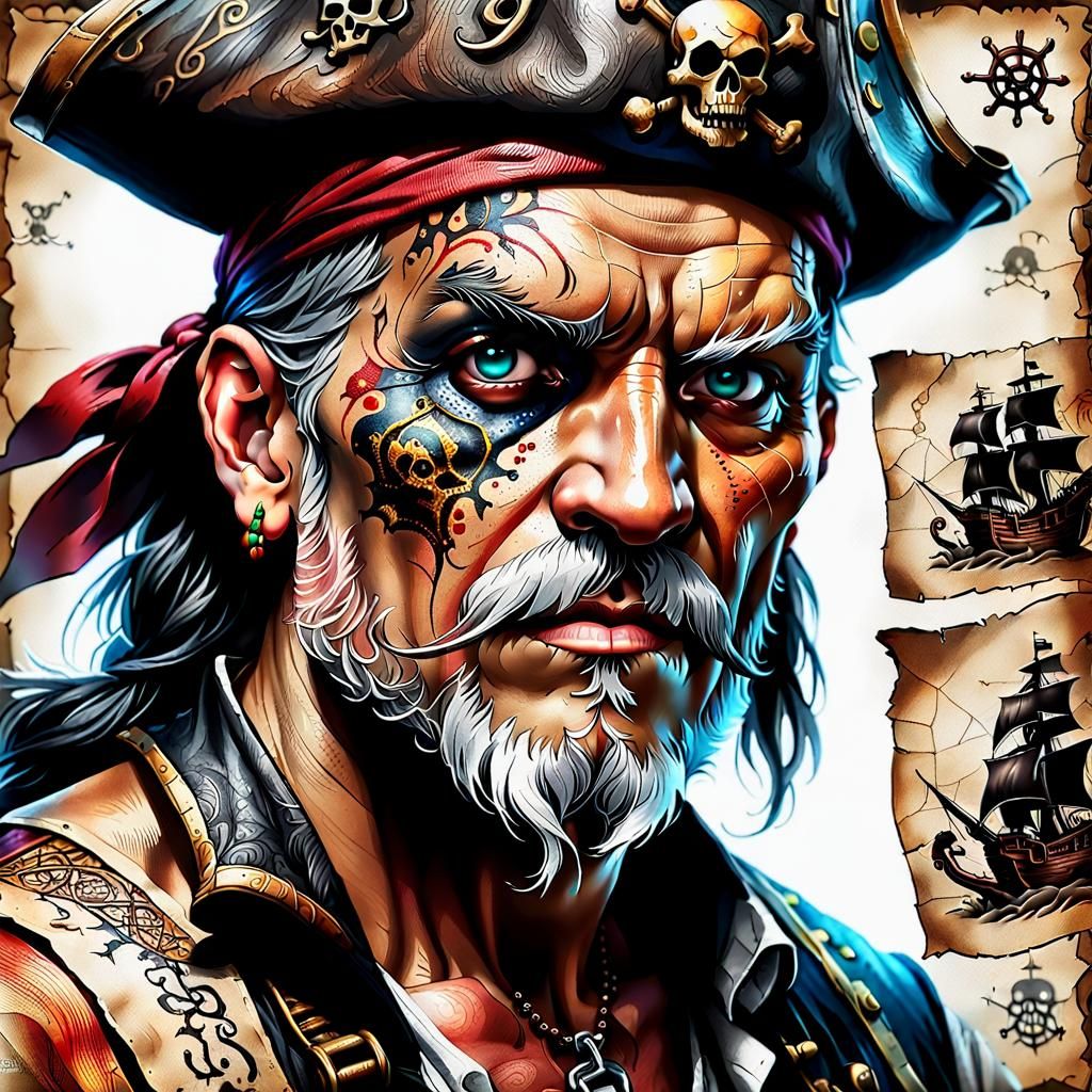 Pirate tattoo