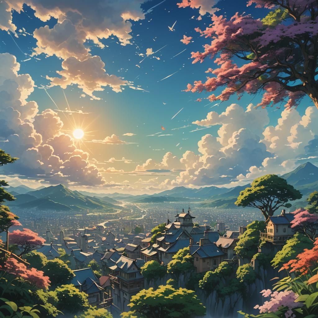 Fairy in Magical Sky: Anime Key Visual