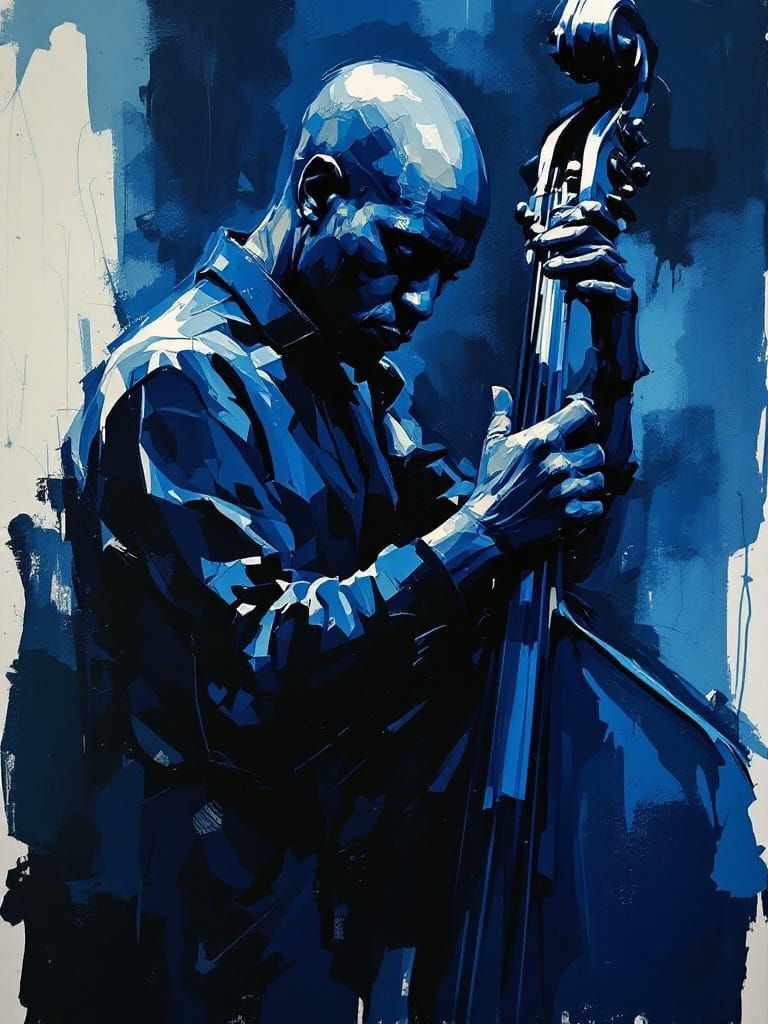 Jazz Soul in Deep Blue Tones