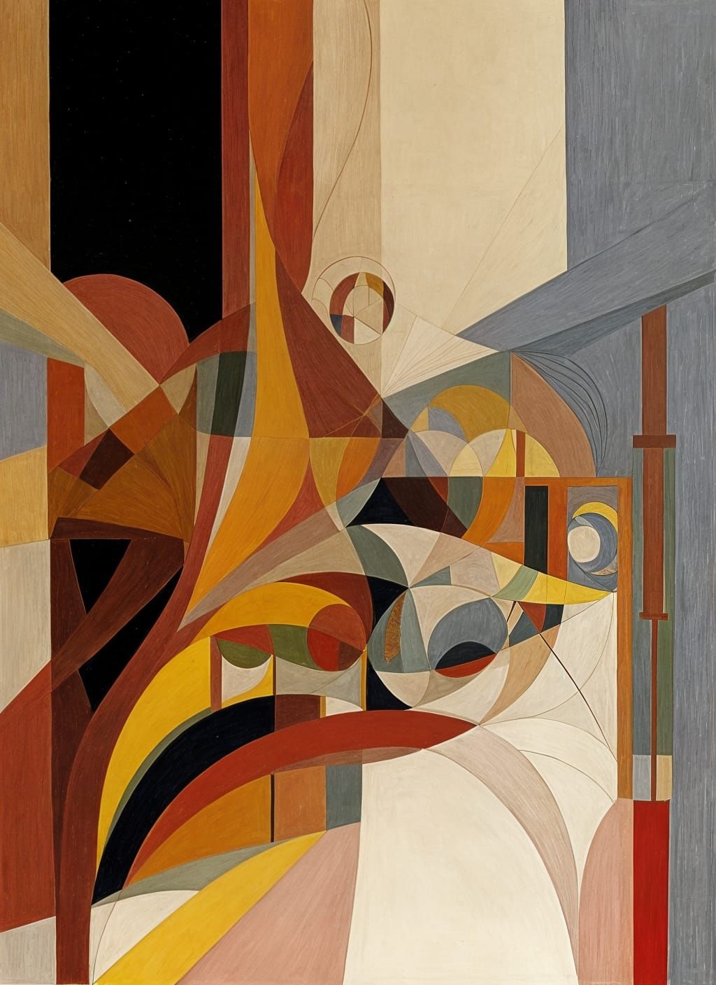 Intricate Abstract Painting with Incredible Depth