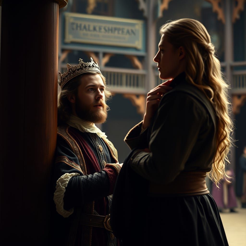Shakespeare as King, Cinematic Film Still