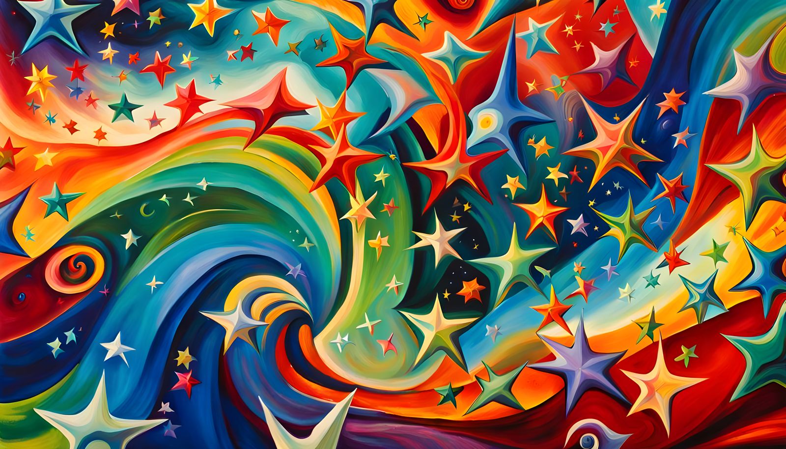 Iridescent Star Cluster with Magnetic Wave Energy