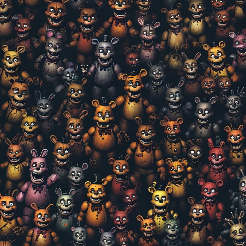 Extremely Scary Five Nights at Freddy's: Detailed Matte Pain...