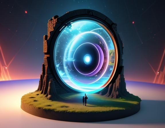 Fantasy Portal Opens in Office Space