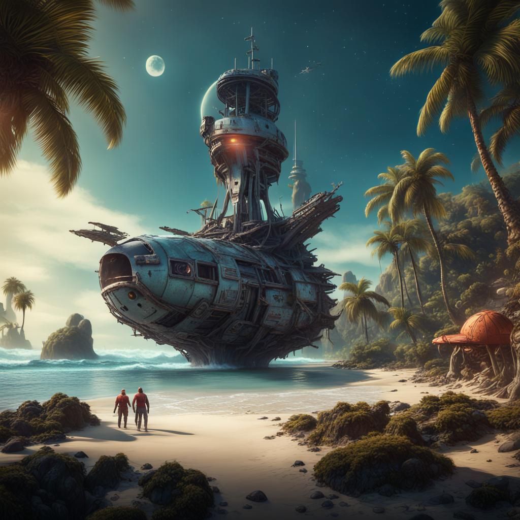 Sci-Fi Space Colonists Shipwrecked: Gilligan's Island Reimag...