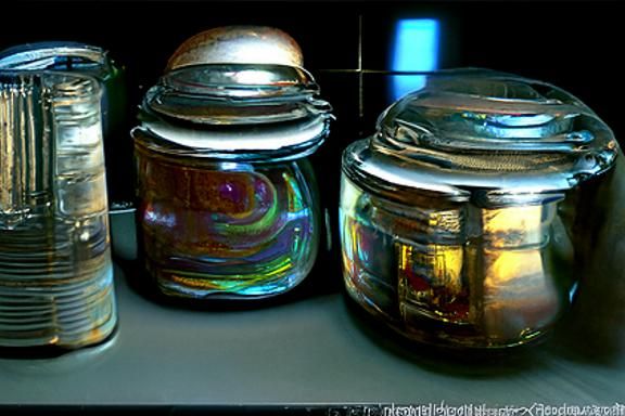 Cosmic Jars: Universe, Honey, and Jam in Pantry
