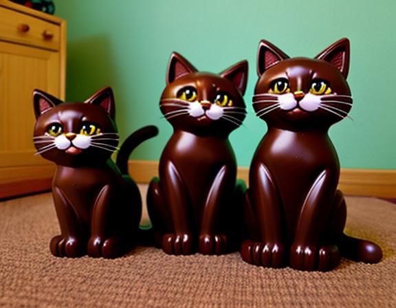 Chocolate Cats: Delicious Feline Sculptures