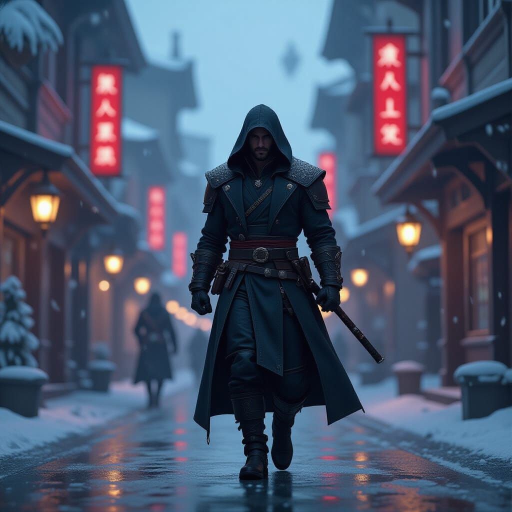 Epic 3D Game Cinematic with Dynamic Lighting