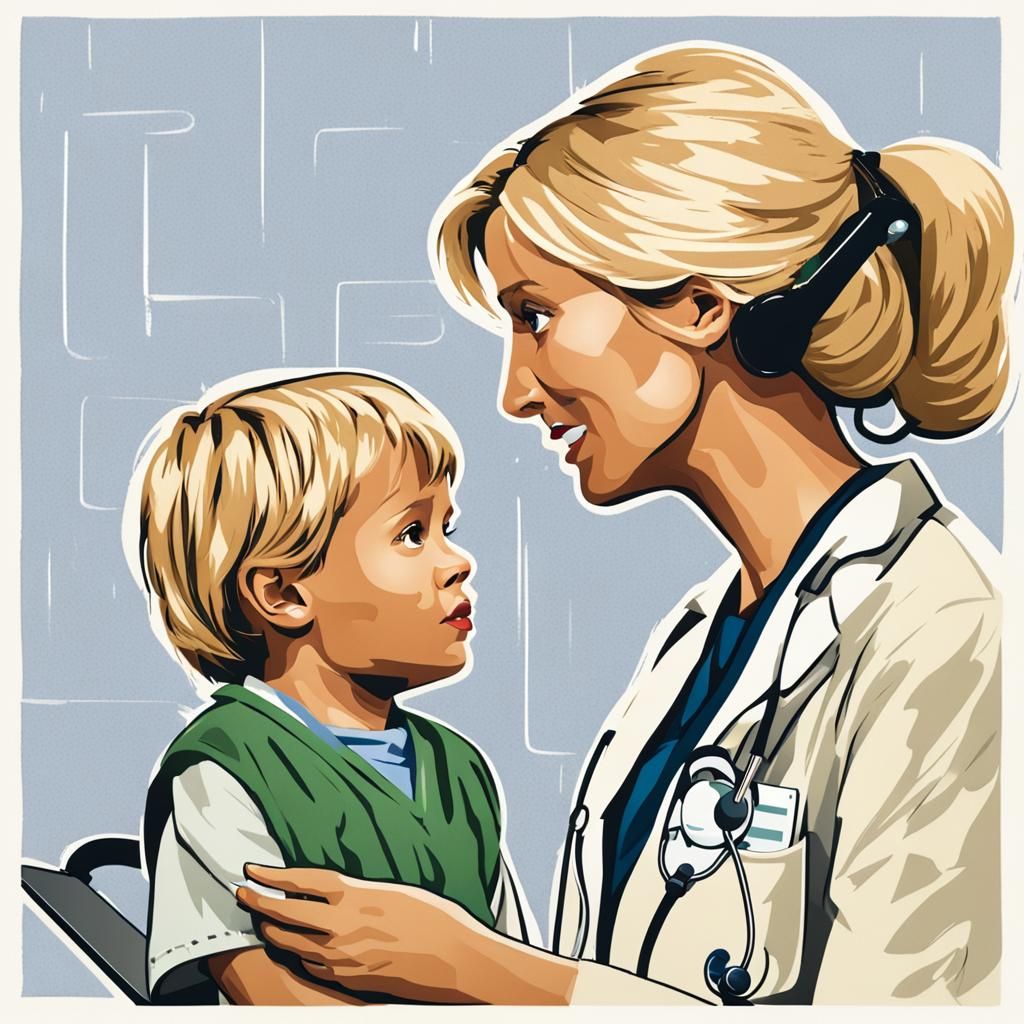 Doctor and Child: A Moment of Connection