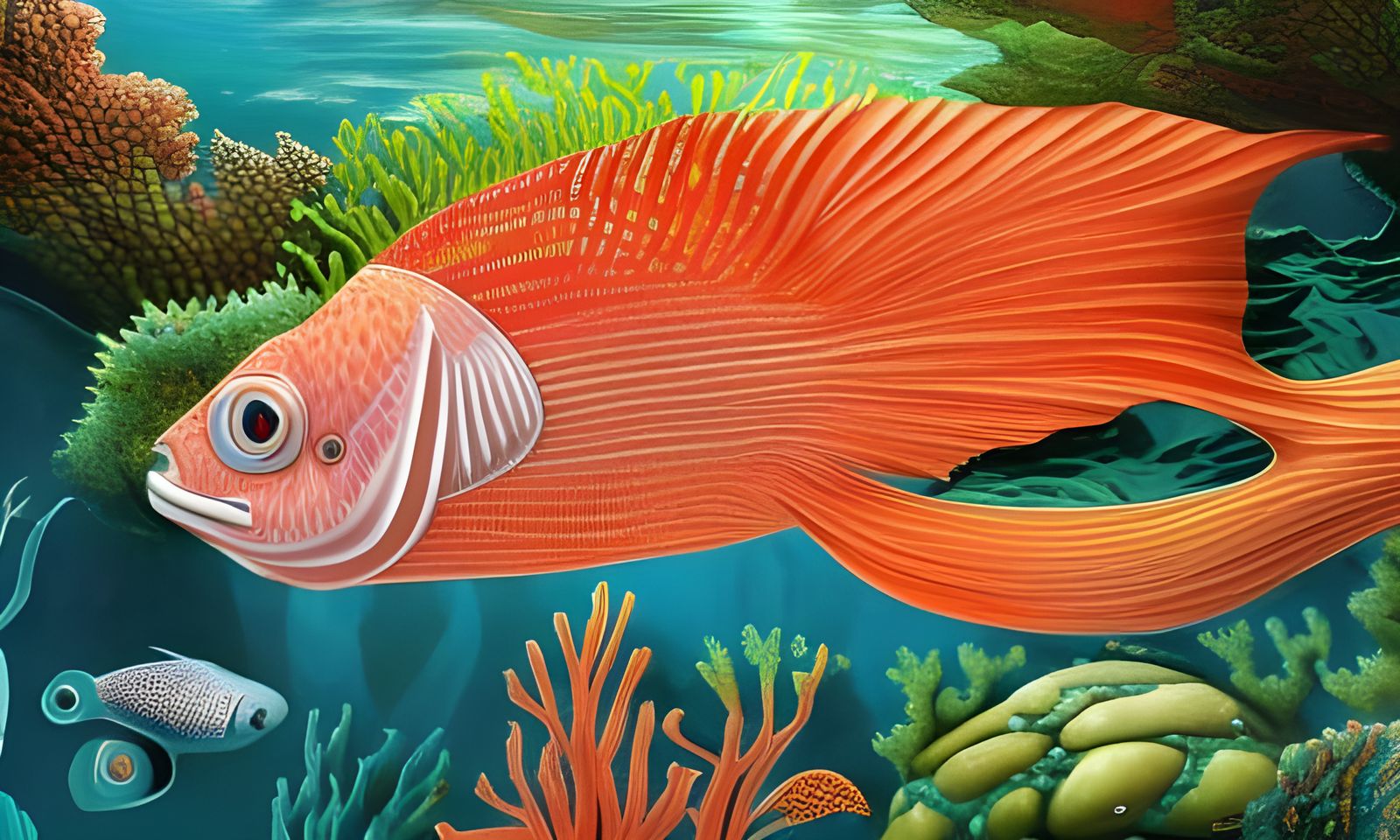 Tropical Fish Coral Garden Eden