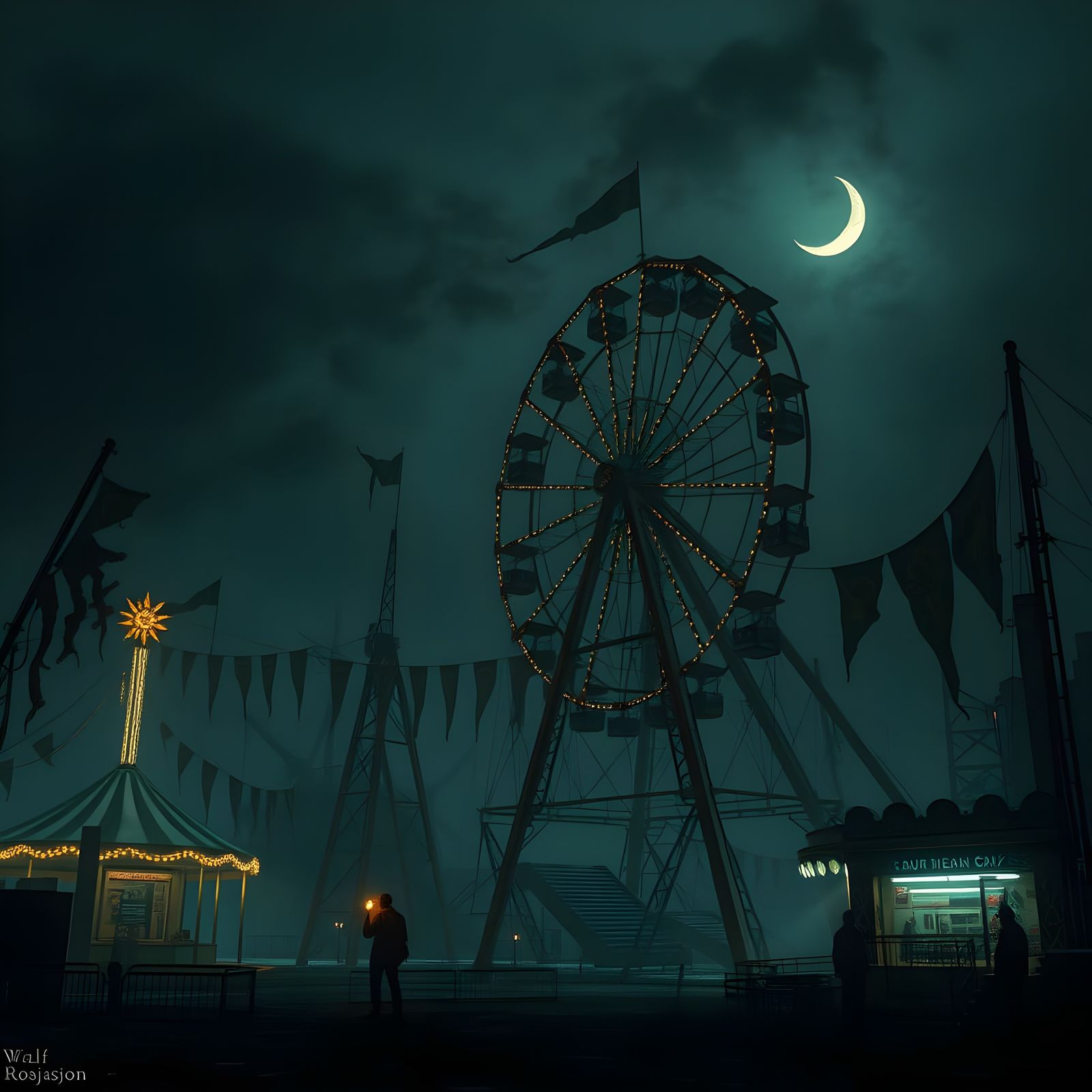 Abandoned Carnival Becomes Villain's Lair