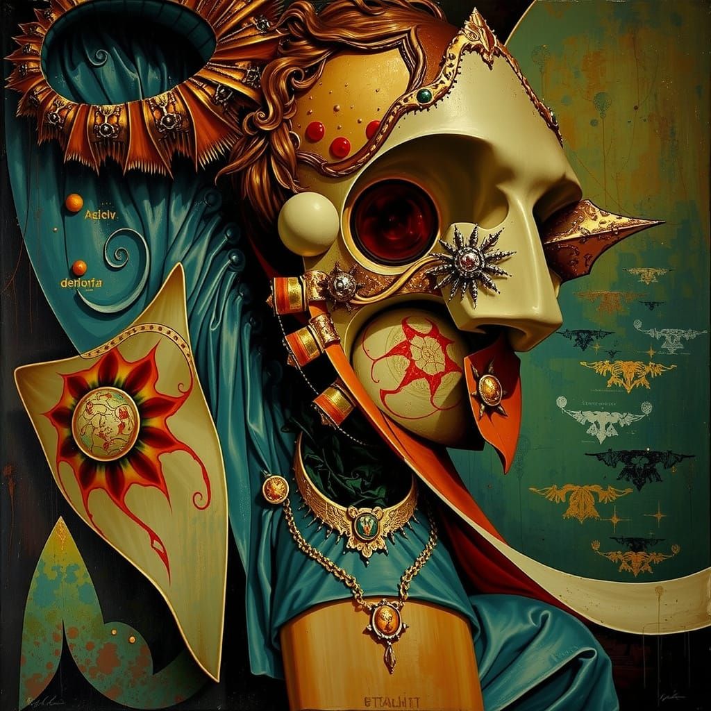 Psychedelic Fractal Angles in Deep Triadic Colors