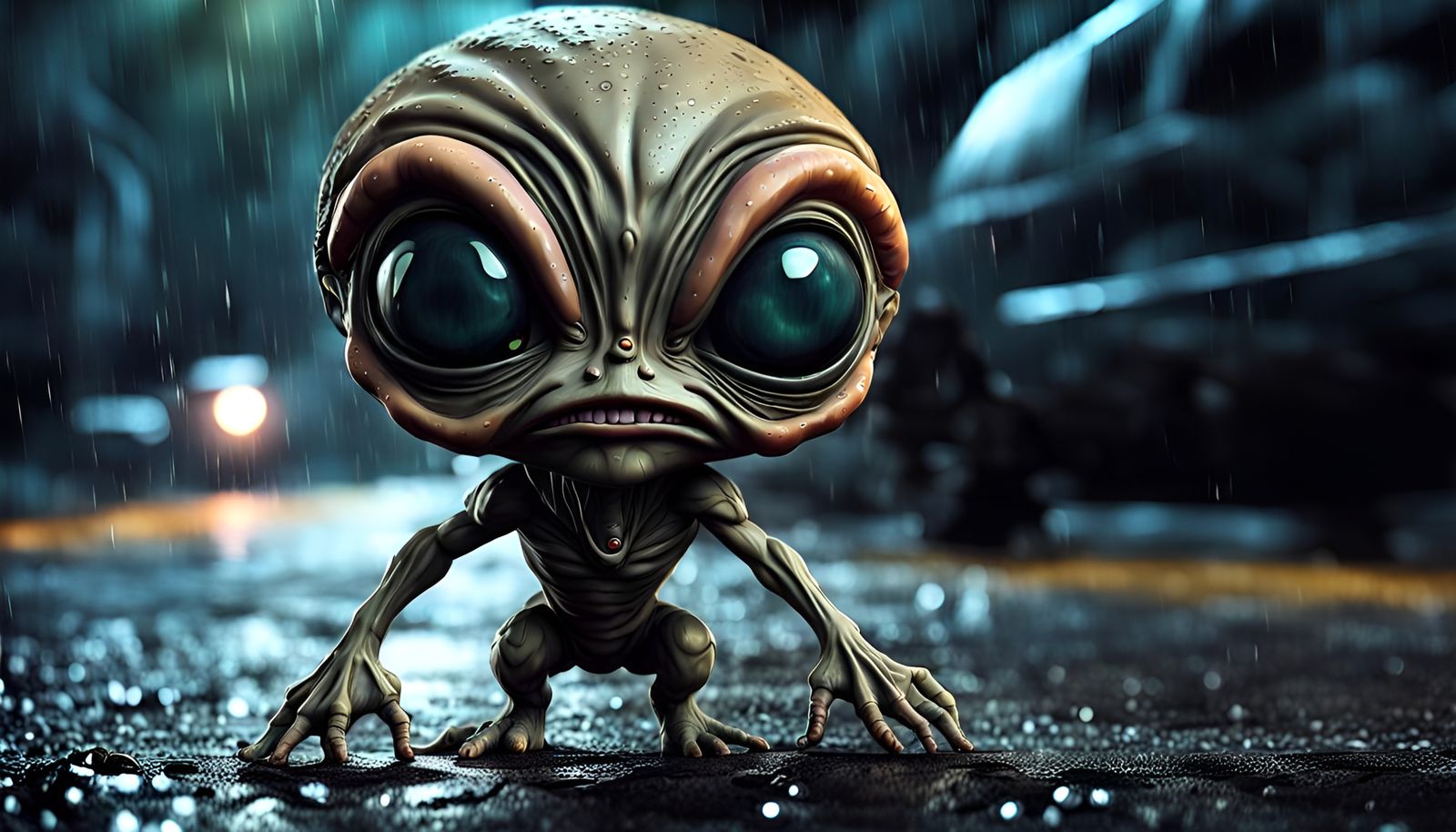 Chibi Alien Life Models