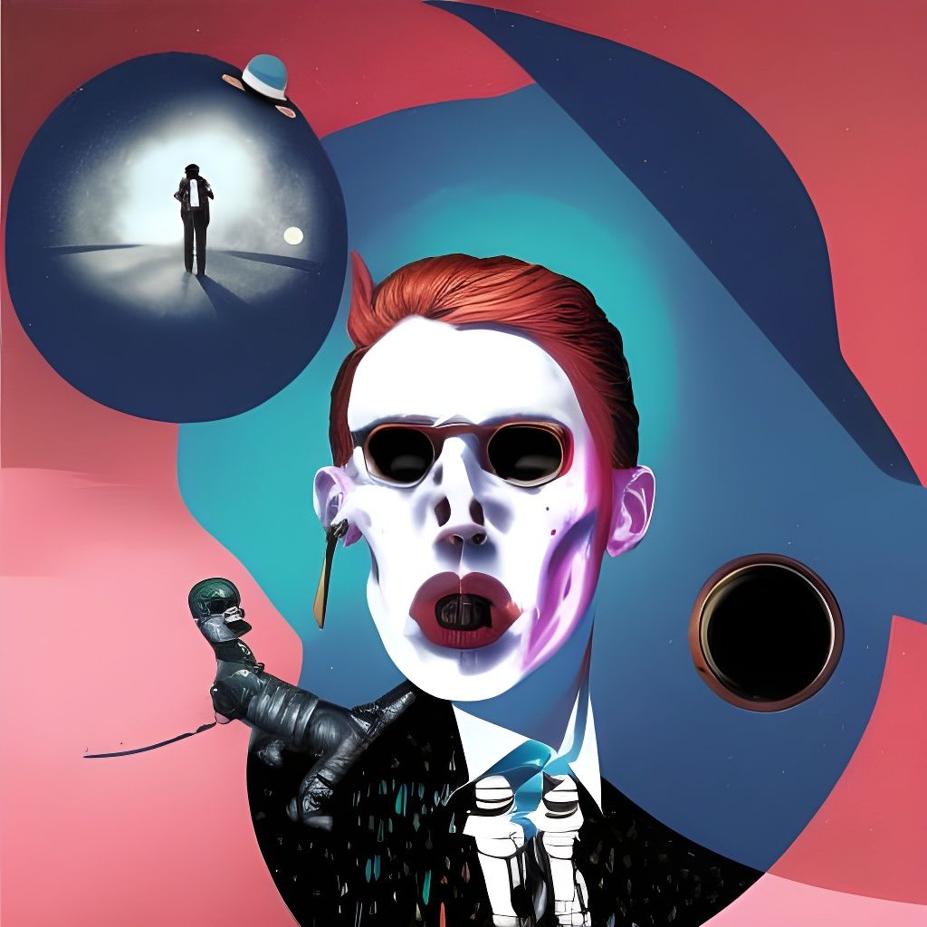 Surreal Sci-Fi Space & Time Pop Art