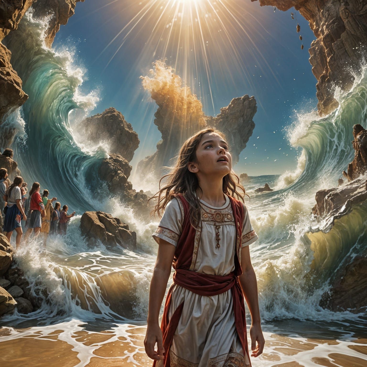 Red Sea Miracle: Girl's Perspective