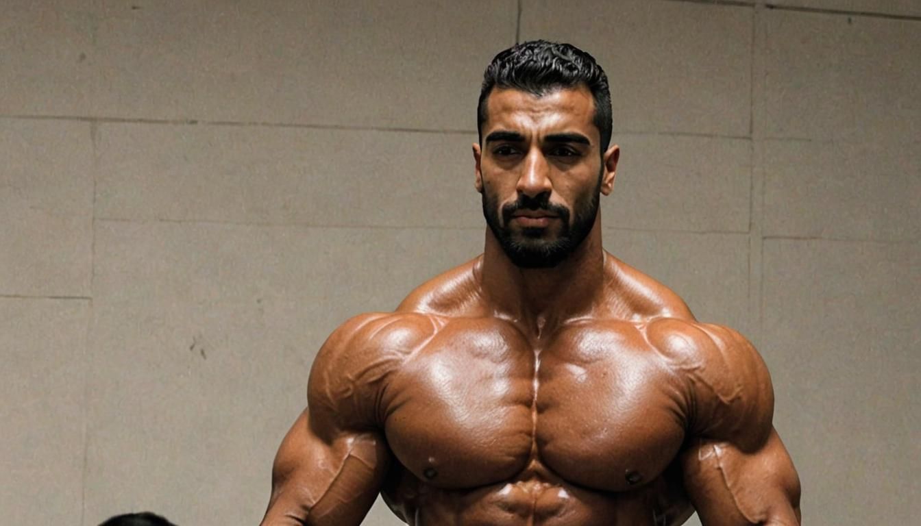 Worship of an Alpha Arab Bodybuilder