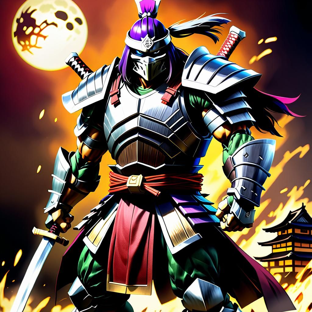 Samurai Shredder: Anime-Style Warrior
