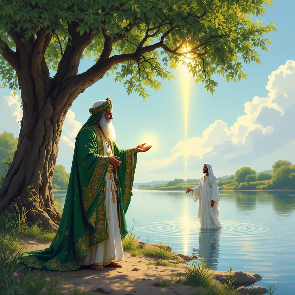 Miraculous Saint Bestows Blessings with Divine Light