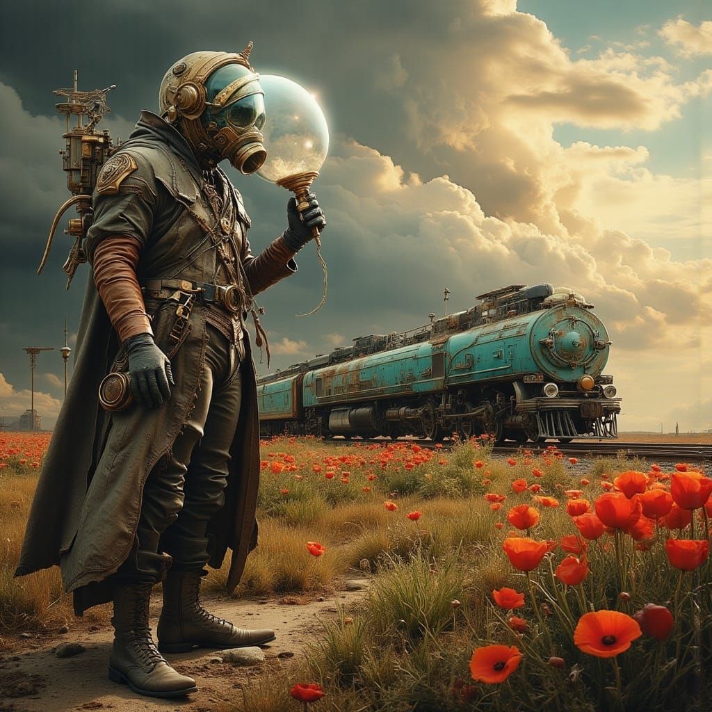 Environmental Portrait of a Dystopian Future Oxygen Collecto...