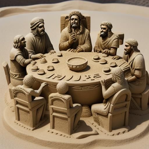 The Last Supper Sand Sculpture in High Definition