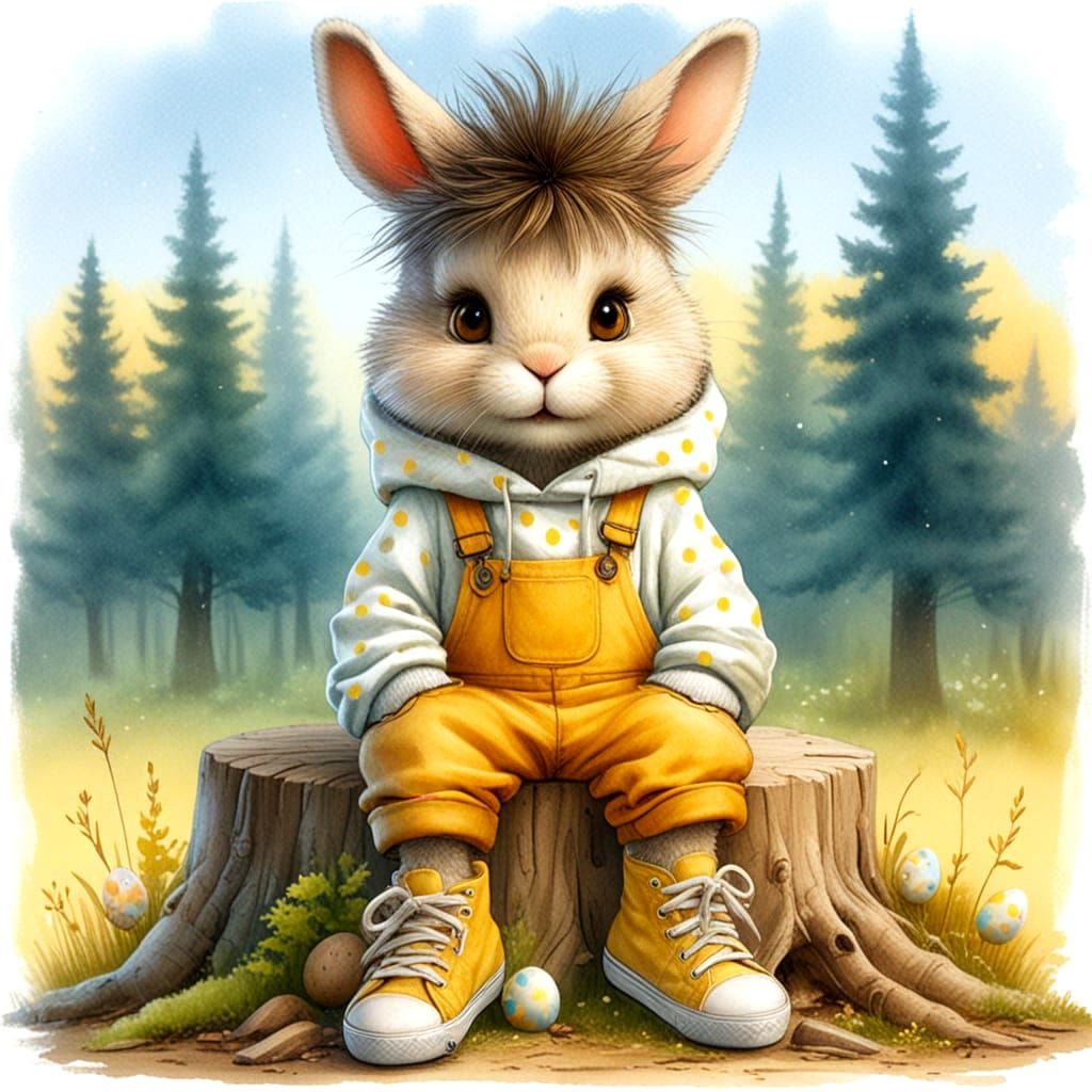Bunny In Yellow