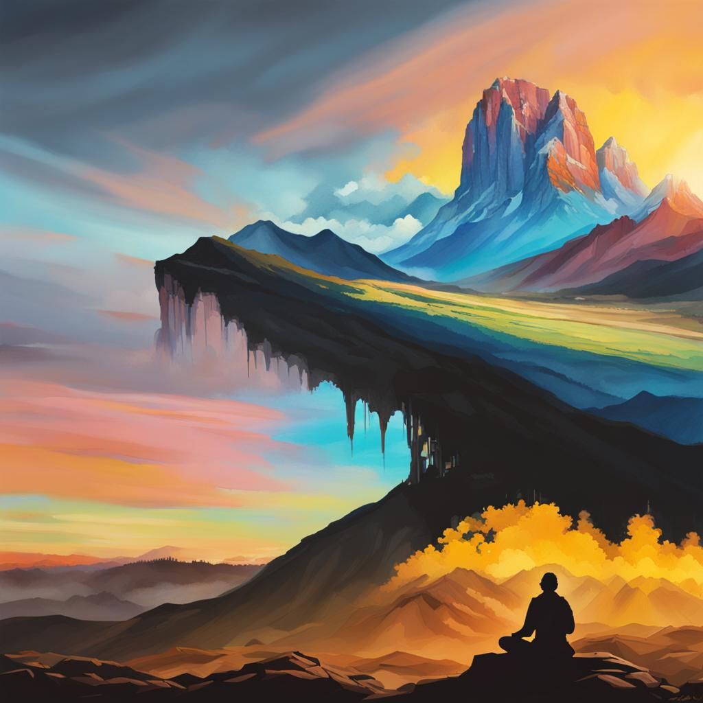 AI Generated Abstract Spiritual Concept