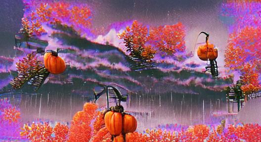 AI Interpretation of the Word October