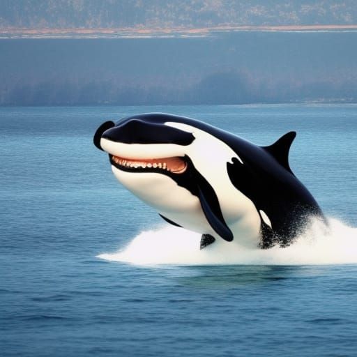 Killer Whale Runs Underwater Marathon