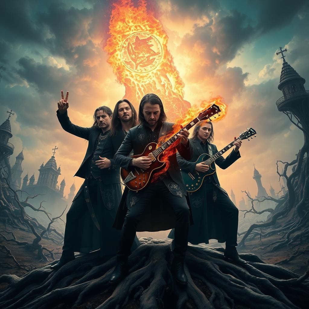 Three Days Grace in Dreamlike Victorian Setting