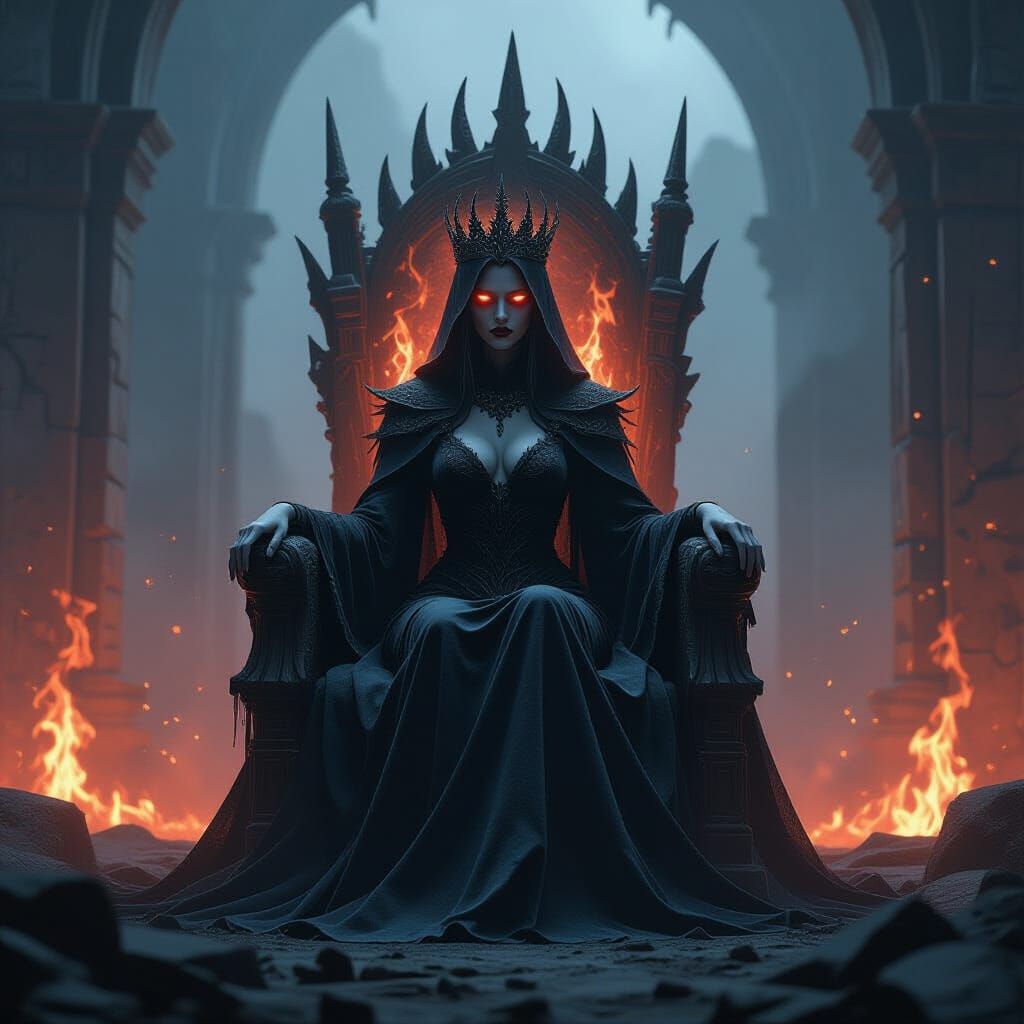 Spectral Queen of Ash and Embers