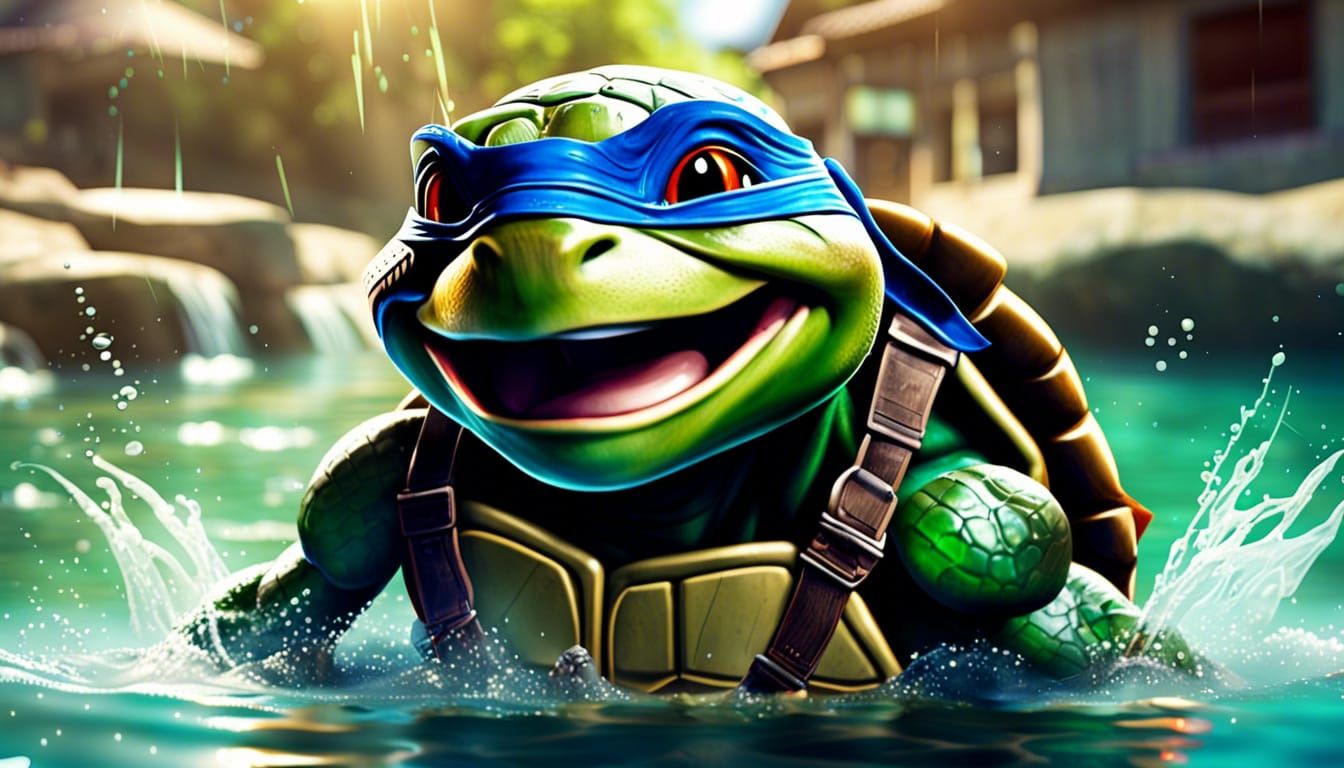 Leonardo's Swim