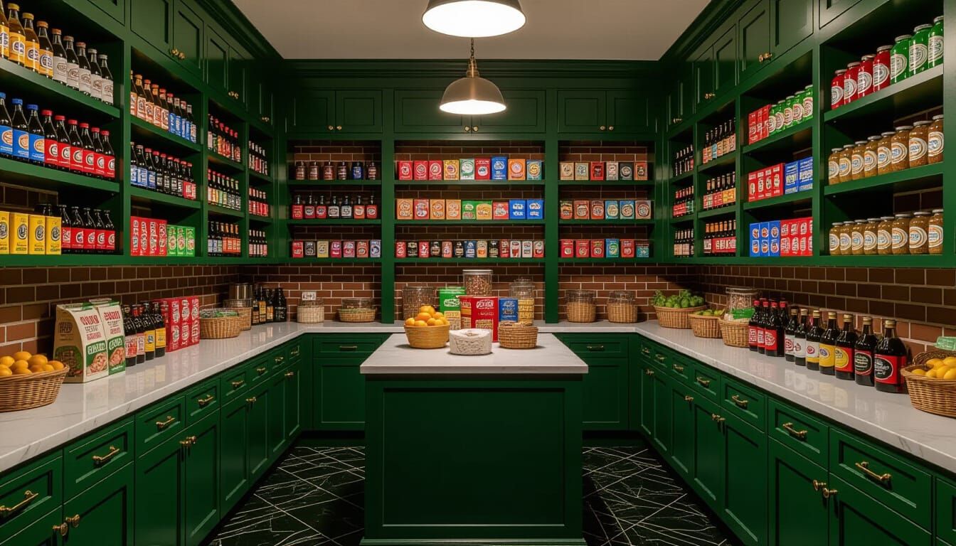 Victorian Storage Room with Abundant Provisions