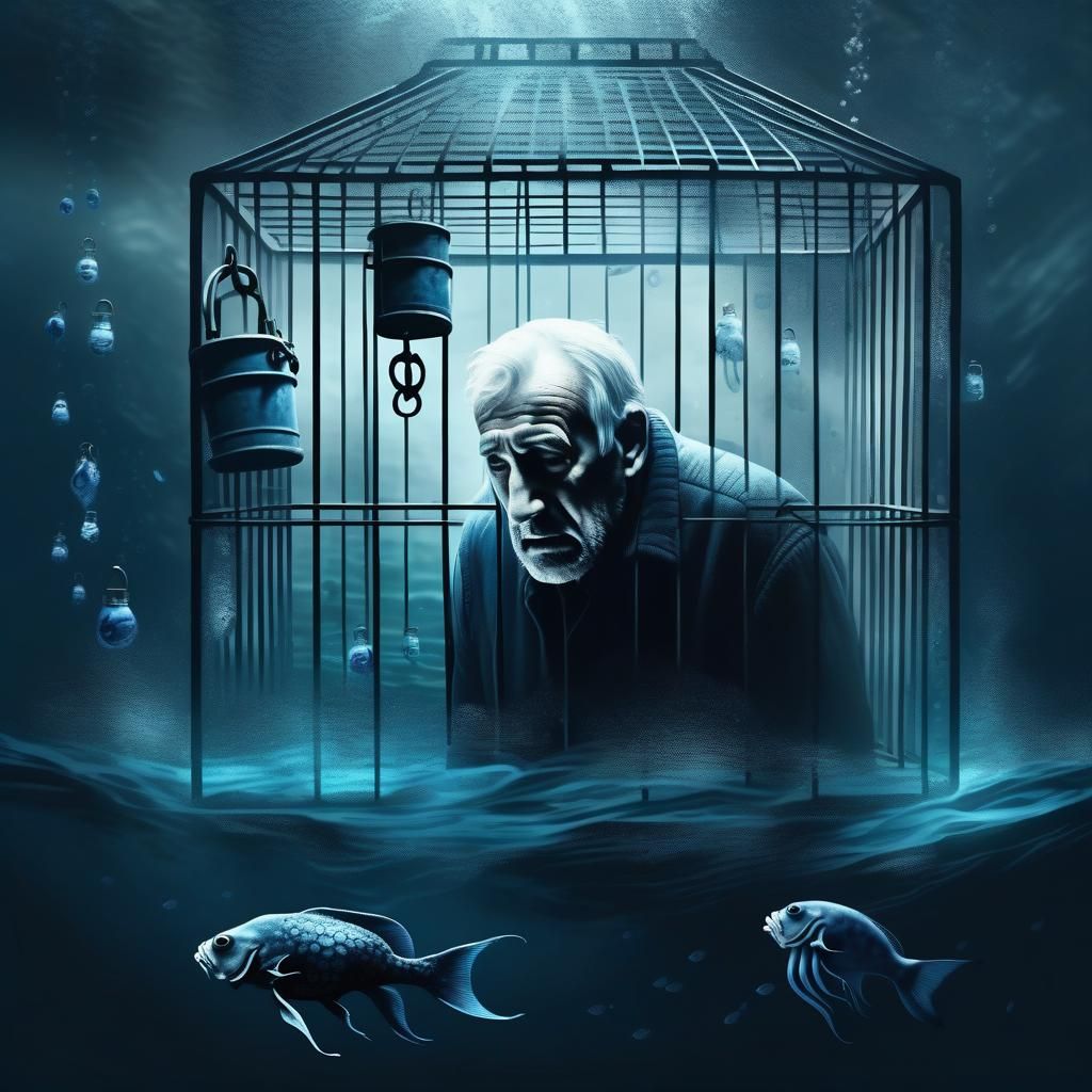 "Welcome to my cage inside the bottom of the deep blue..."