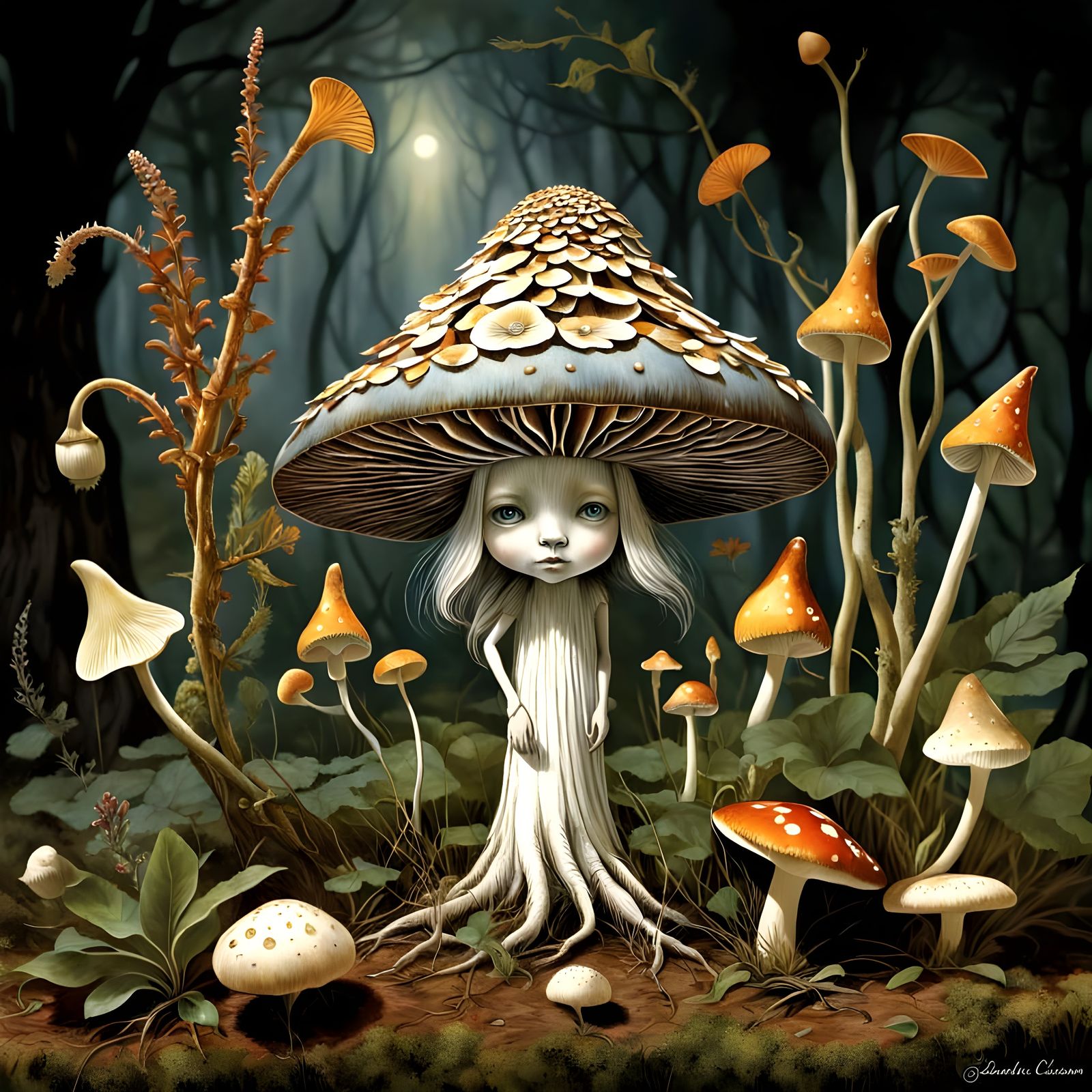 Mushroom girl