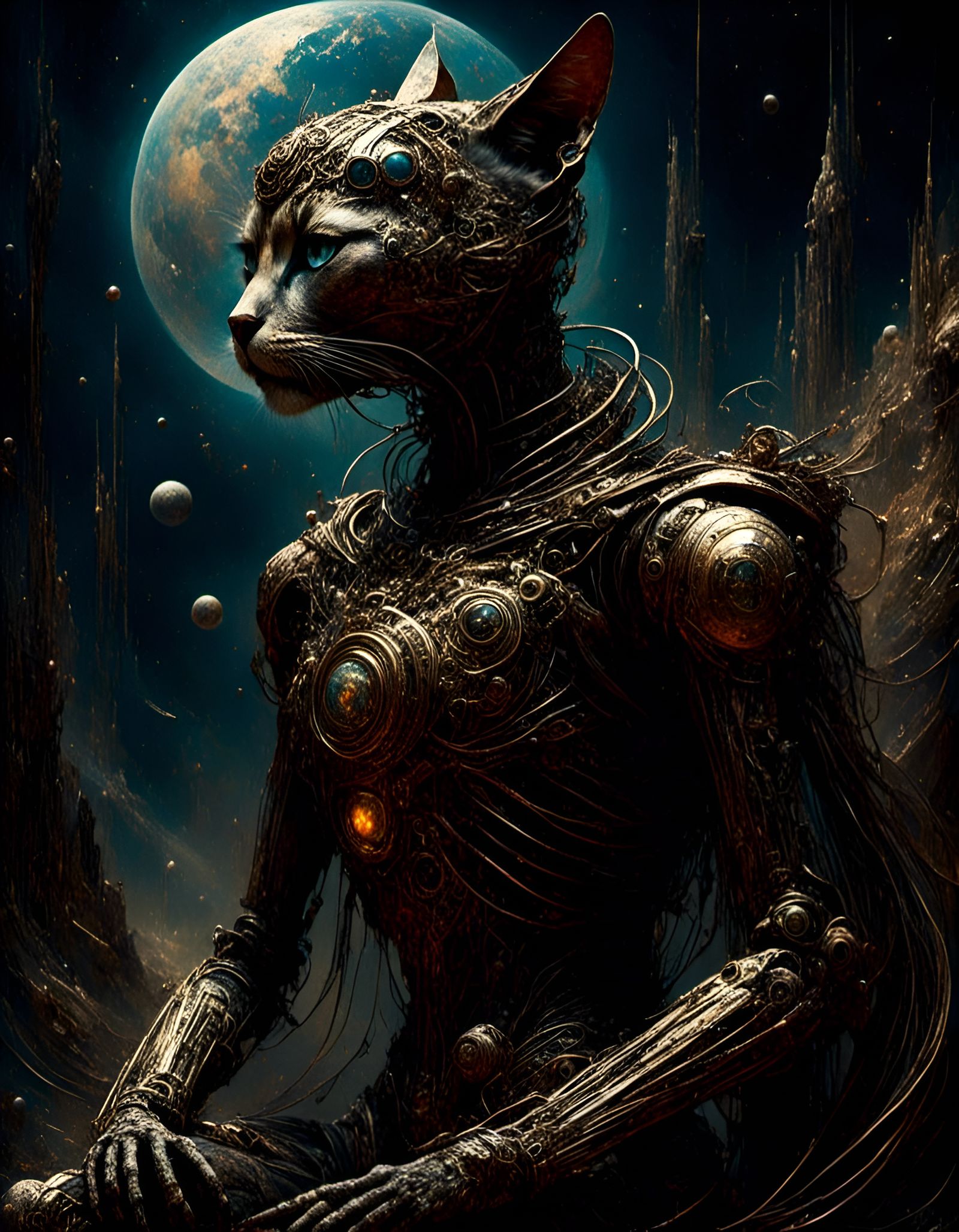 The cosmic cat goddess
