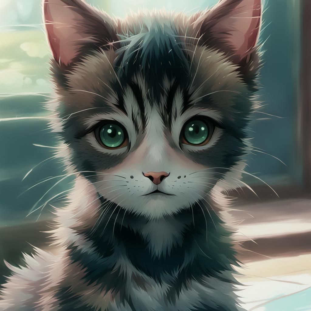 Pastel Anime Portrait of Cute Subject in Studio Ghibli Style