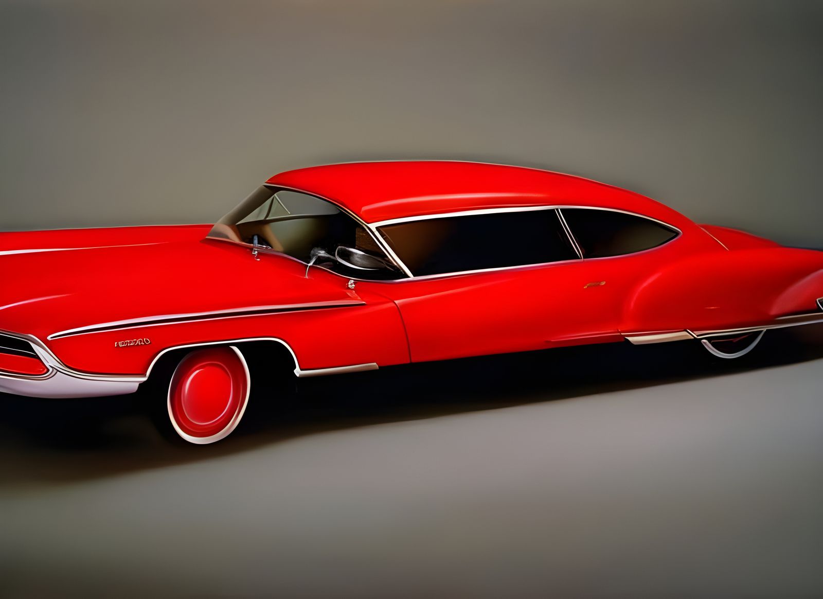 Detailed Abstract Portrait with Light Dust