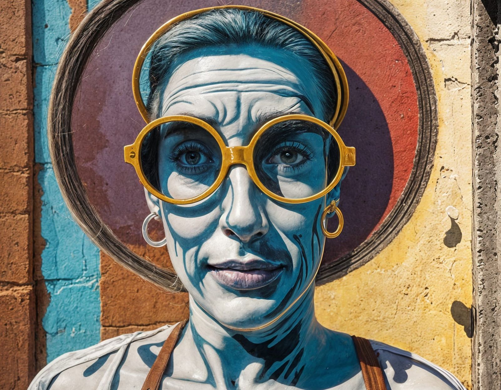 Woman Enjoying a Negrón in Old Havana Street Scene