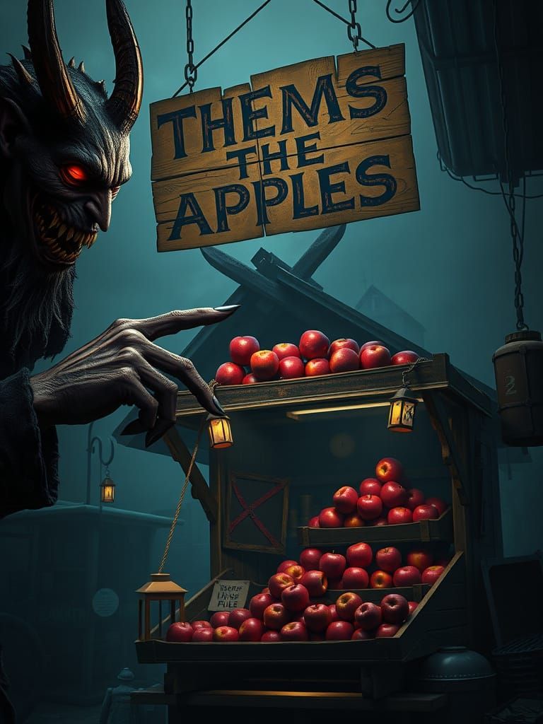 “THEMS THE APPLES”.