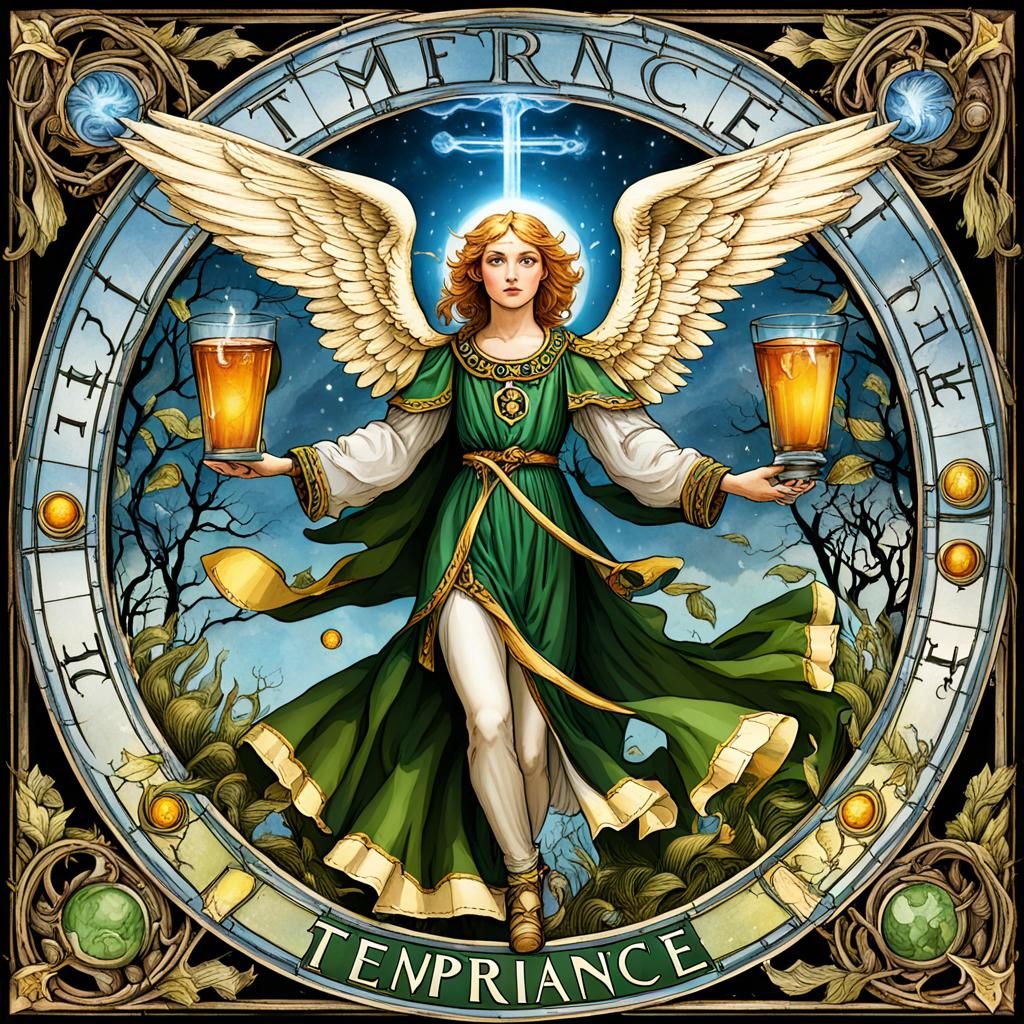 AI Interpretation of Temperance Card