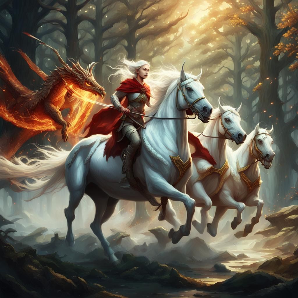 Dragon Chase: Fantasy Art in Epic Proportions