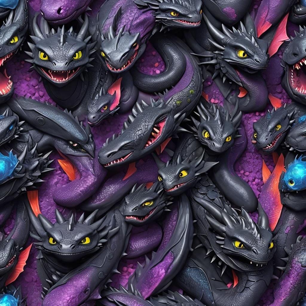 Black Dragon with Plasma Blast Ability